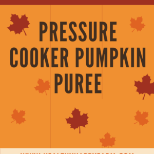 pressure cooker pumpkin