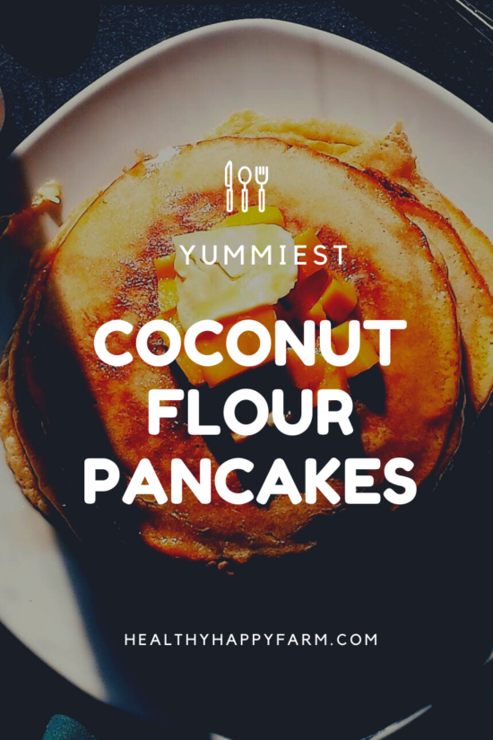 coconut flour pancake pin