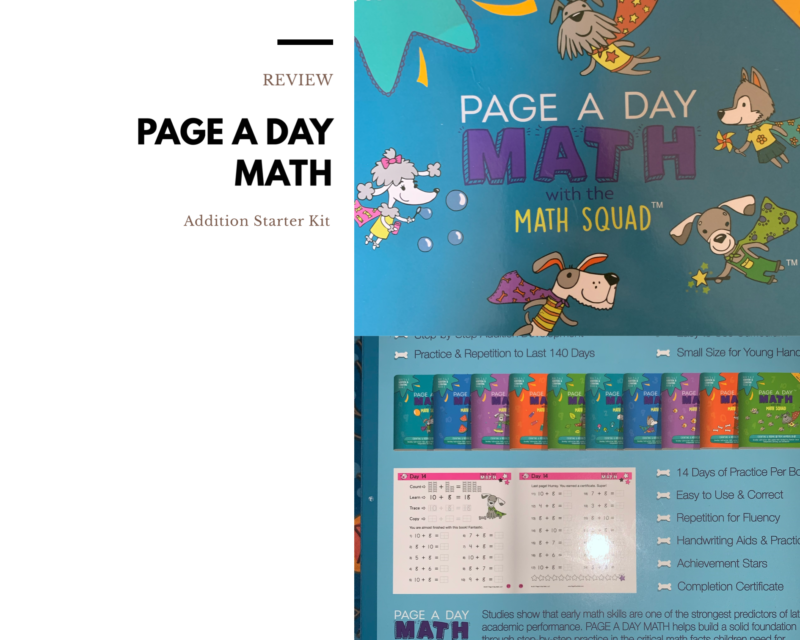 Page a Day Math