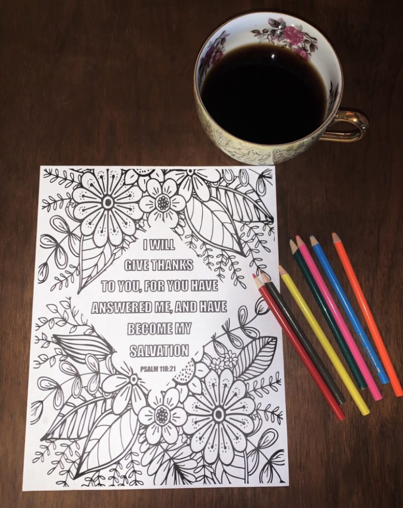 Sample of Coloring Page