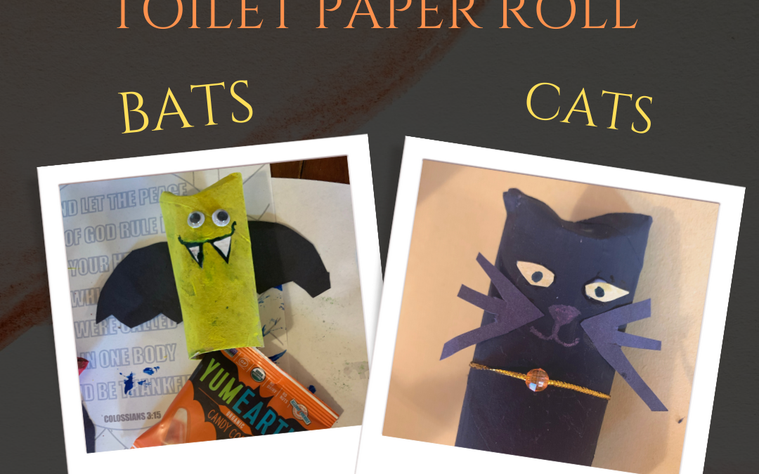 Bats and Cats craft