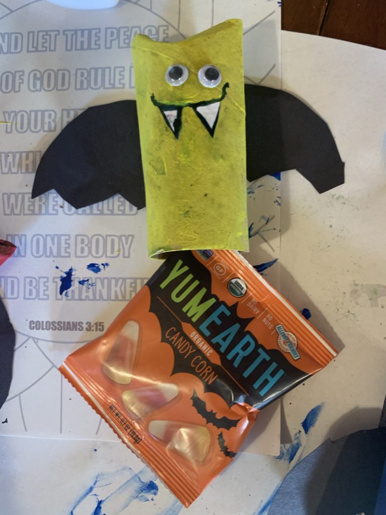 bat and candy