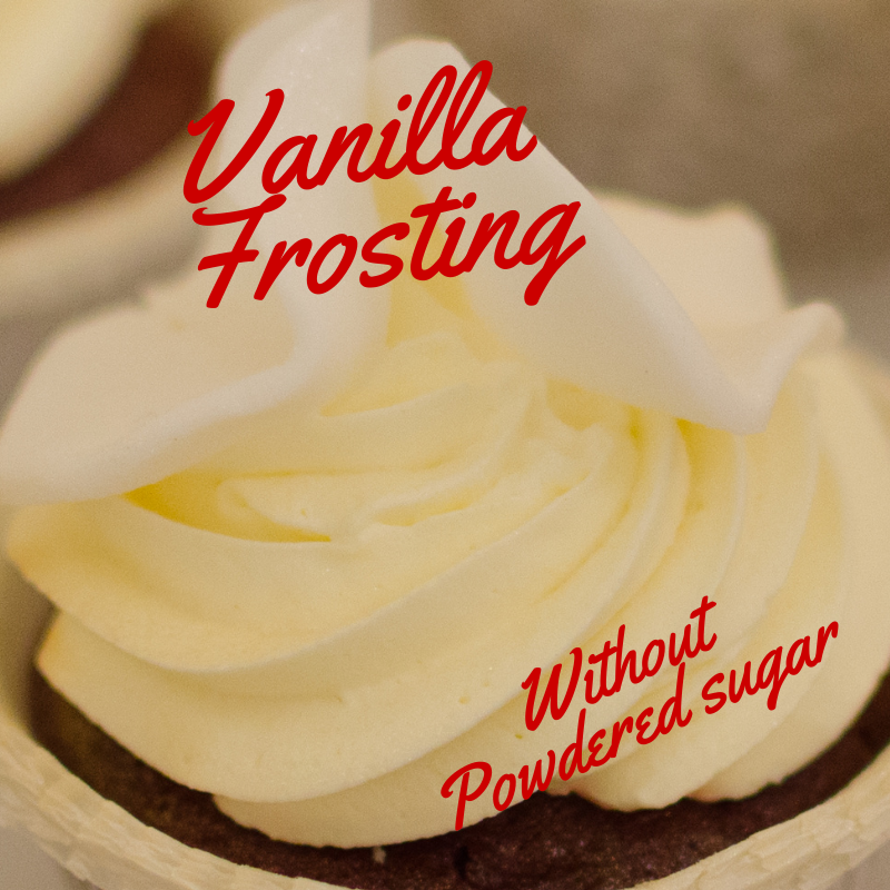 Vanilla Frosting ~ Without Powdered Sugar - Healthy Happy Farm