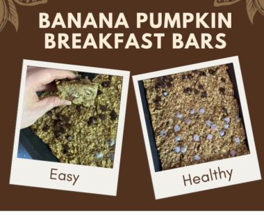 Banana Pumpkin Breakfast Bars